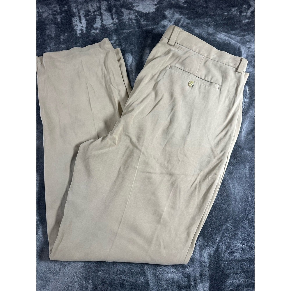 Tommy Bahama 100% Silk Pants Dress Slacks Tropic Relax 42x34